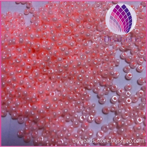High quality 11/0 pink glass seed beads